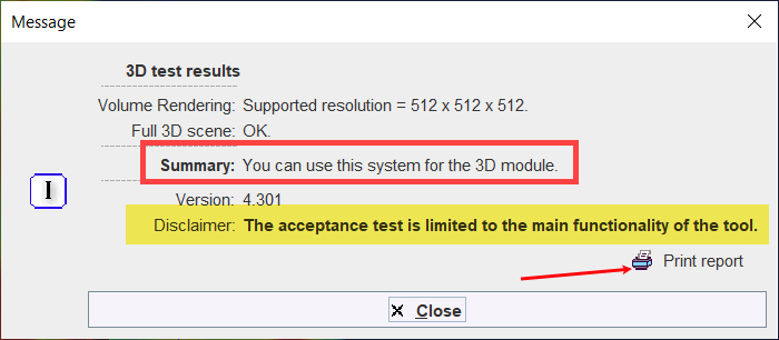 Acceptance Test Results