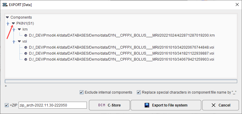 ComponentsAdministrationExport