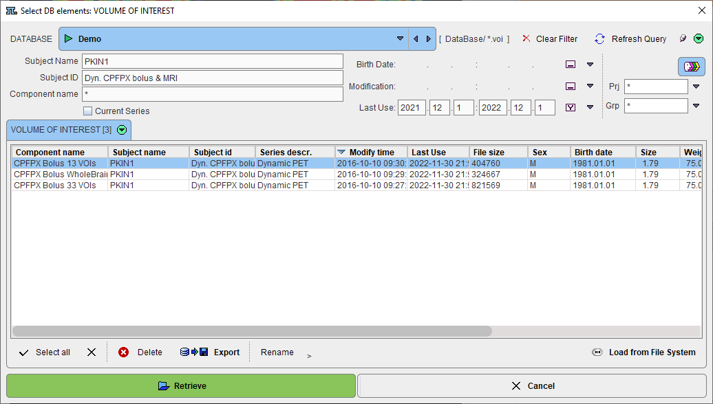 Component DB Loading