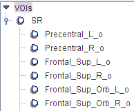 Tree of VOI contour bands