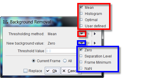 External Tool Background Subtraction