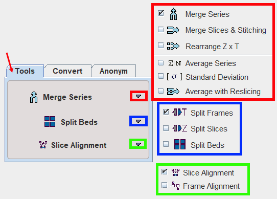 PVIEW Tools Tab