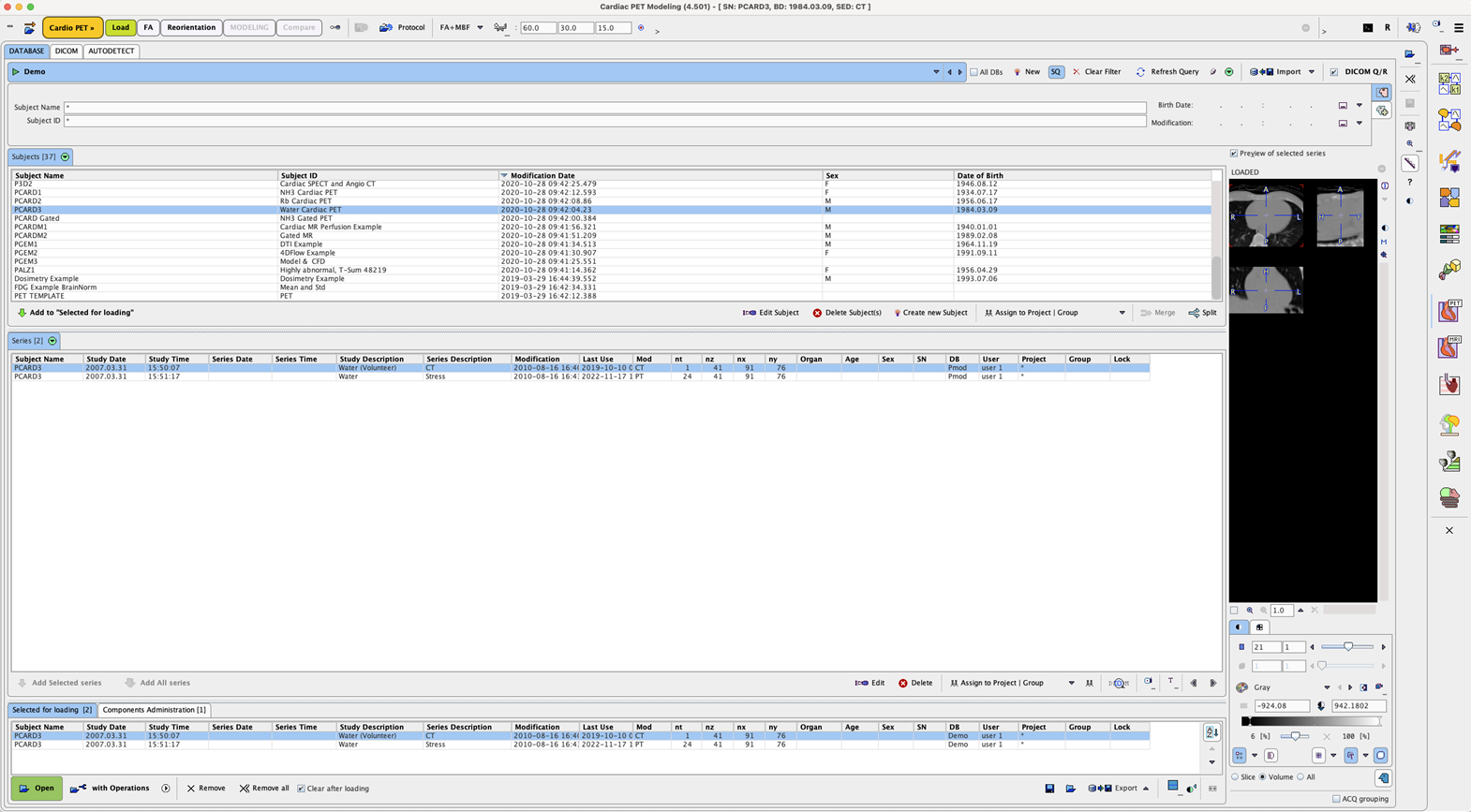 PCARD Load Transmission and Dynamic