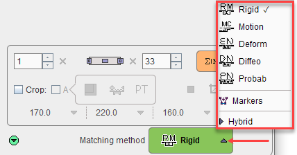 MatchingMethodSelection