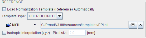 PFUS Config of User-defined Template