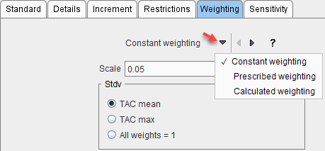 Weights Specifications