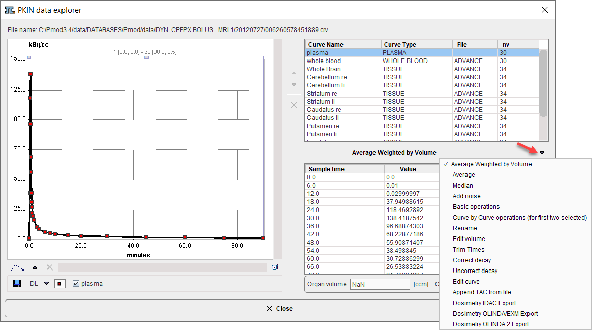 View Data Dialog