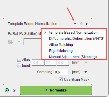 NormalizationMethodsList